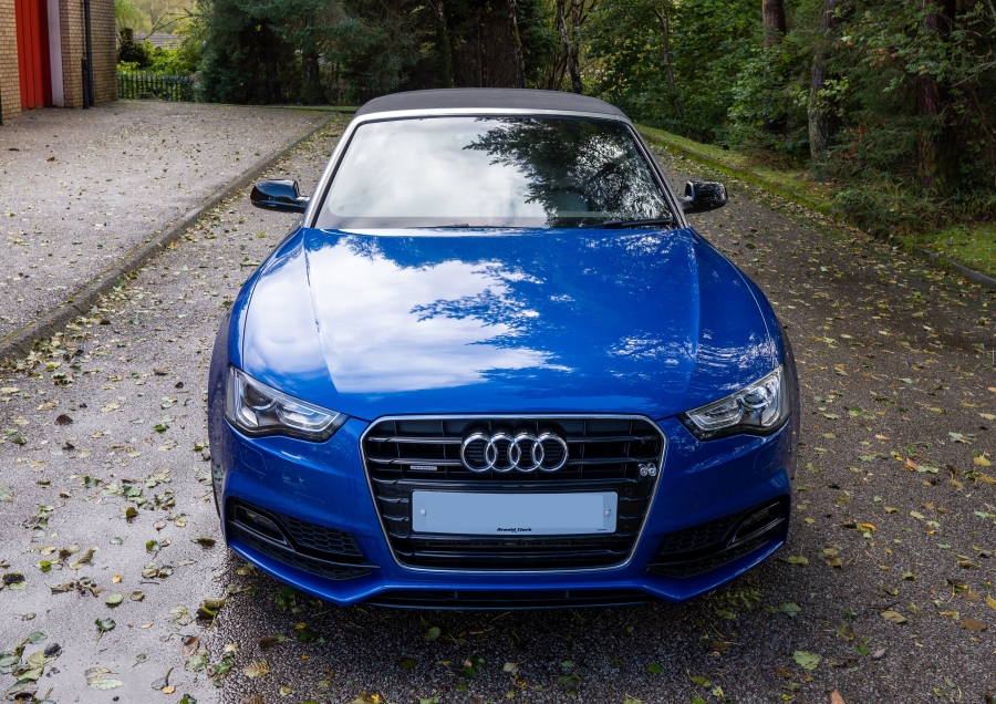 Audi A5 Cabriolet Utopia Blue - Bikini front Paint Protection Film